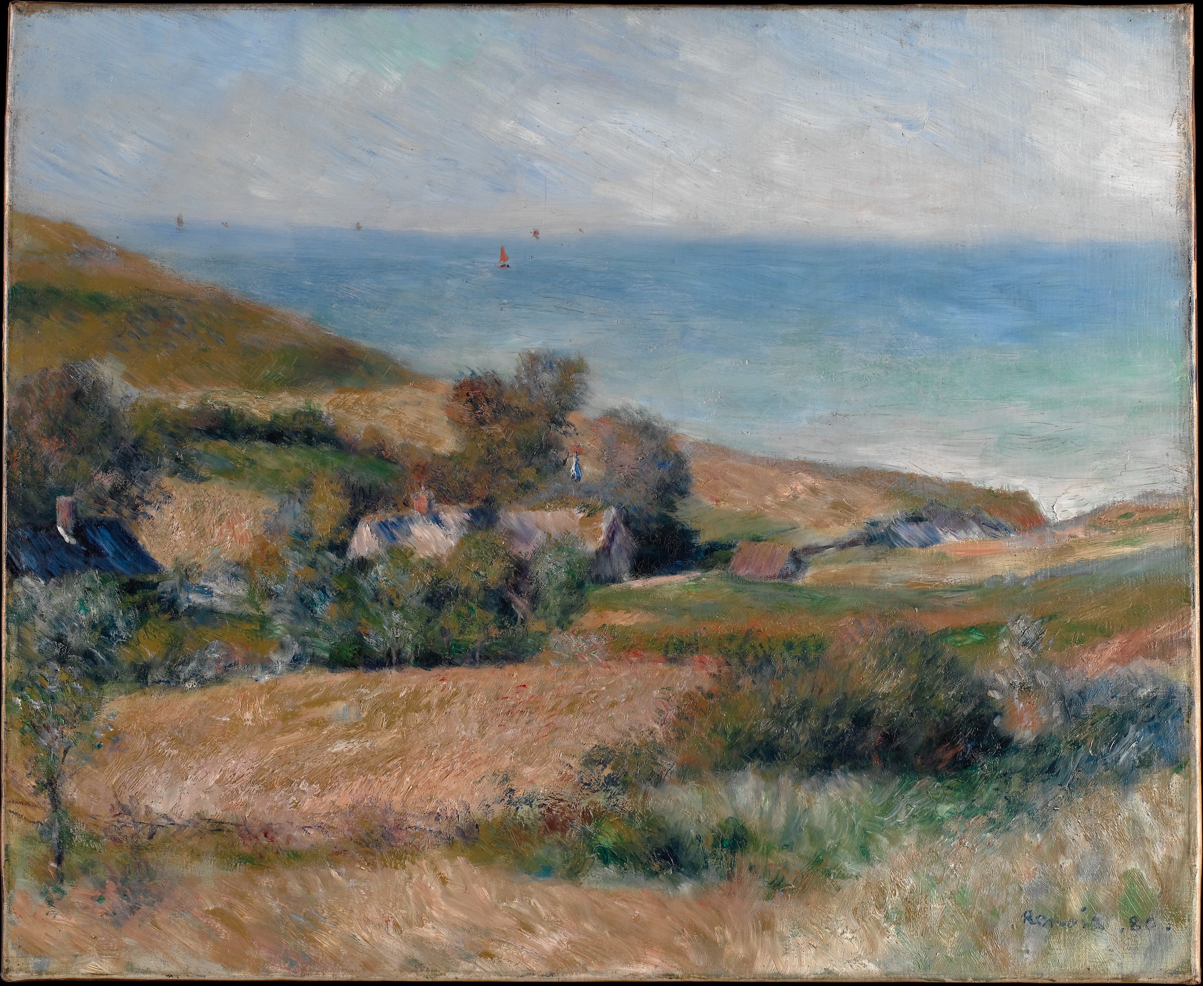 View of the Seacoast near Wargemont in Normandy 커스텀 굿즈 갤러리