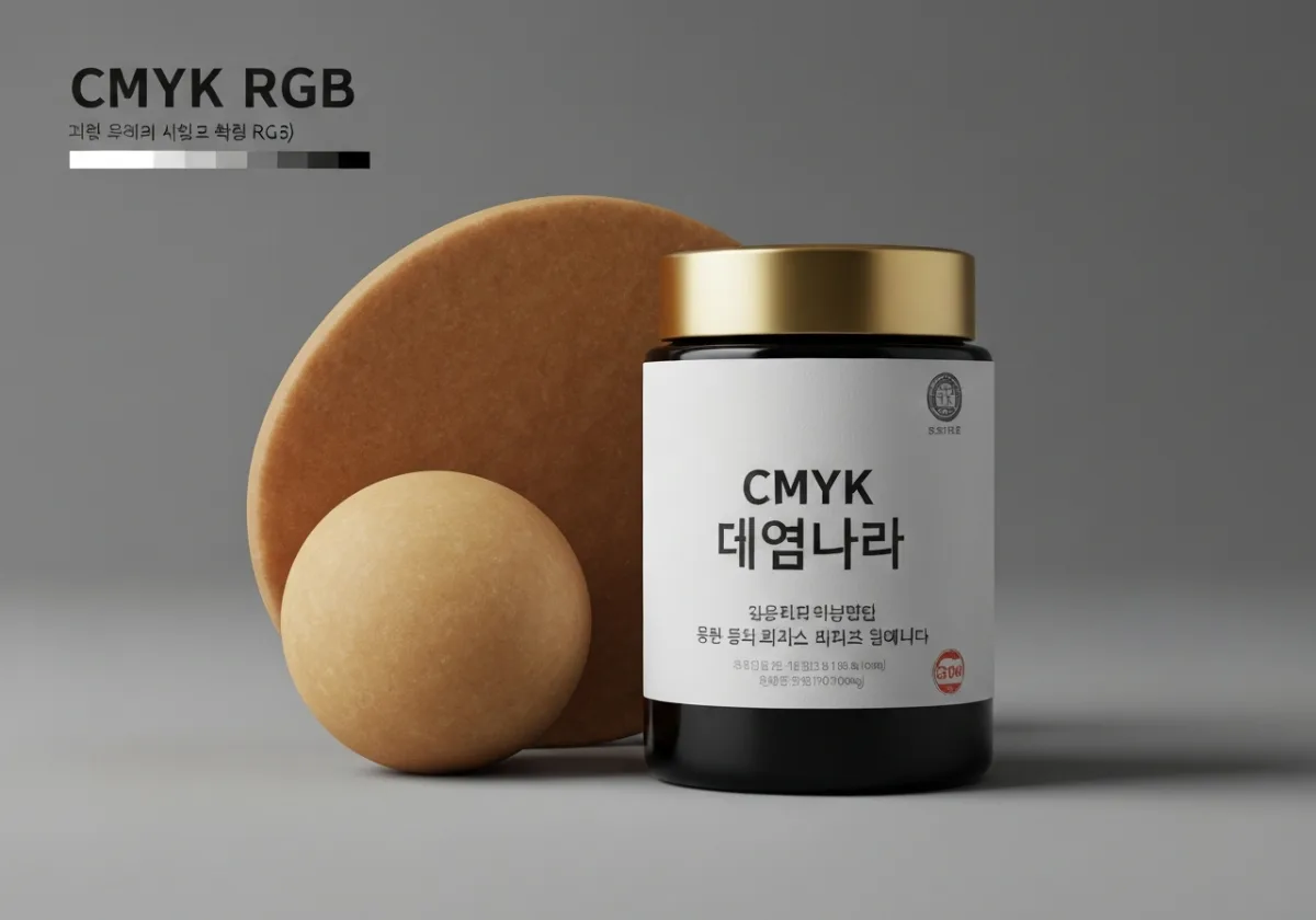 CMYK RGB 컬러모드 차이 인쇄 색상 변환 굿즈 파일 가이드