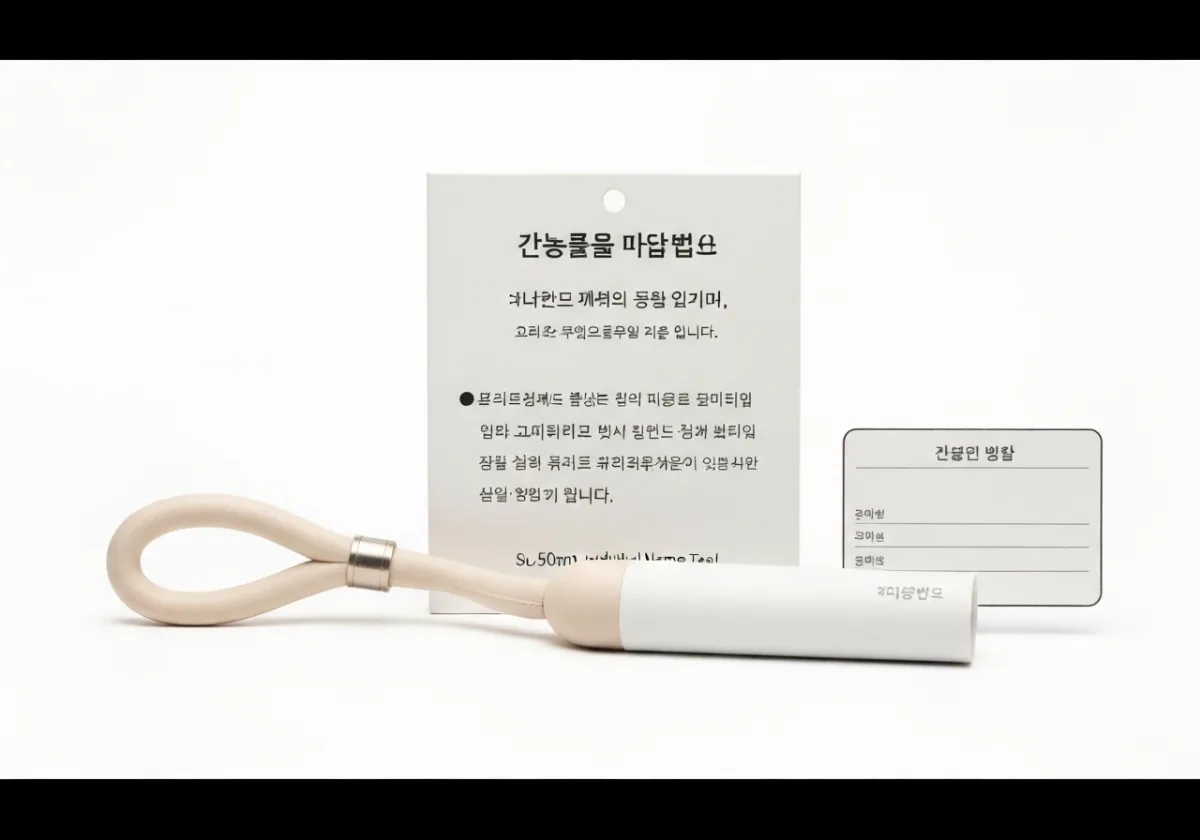 사원증 네임택 개별 인쇄 부속 옵션 선택 비교