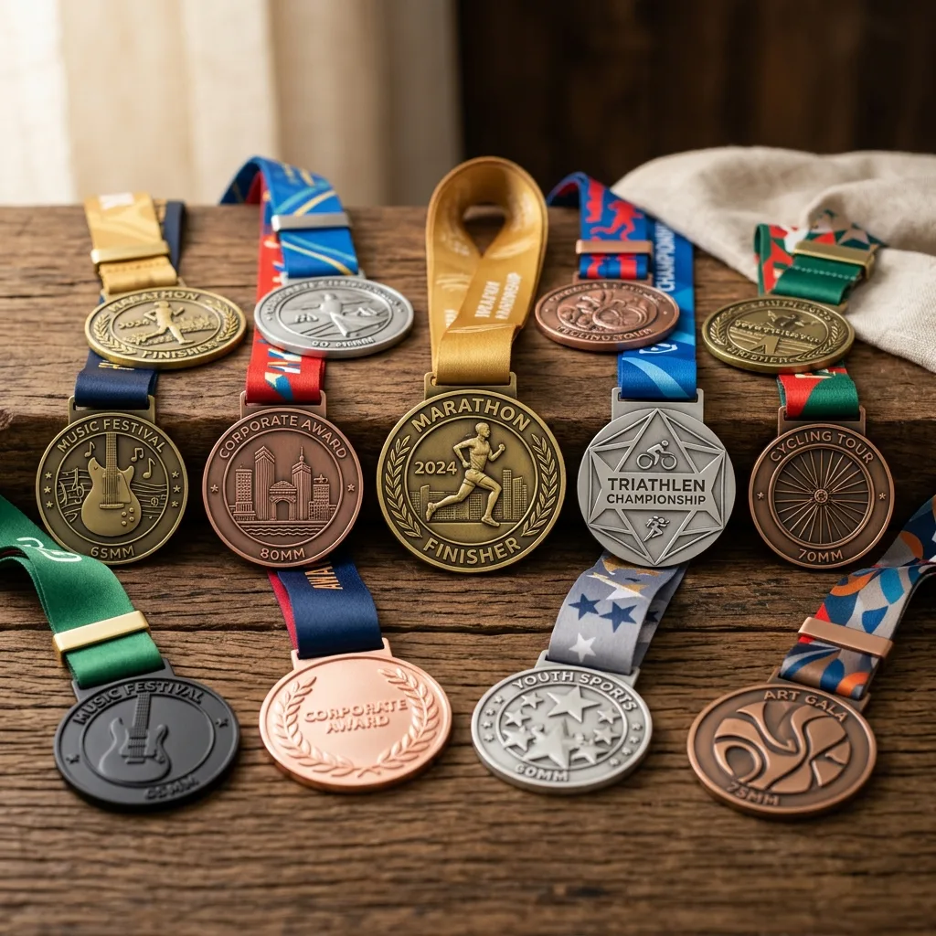 Medal of Finisher 행사 규모별 대회 메달 기획 제작 사례 진열