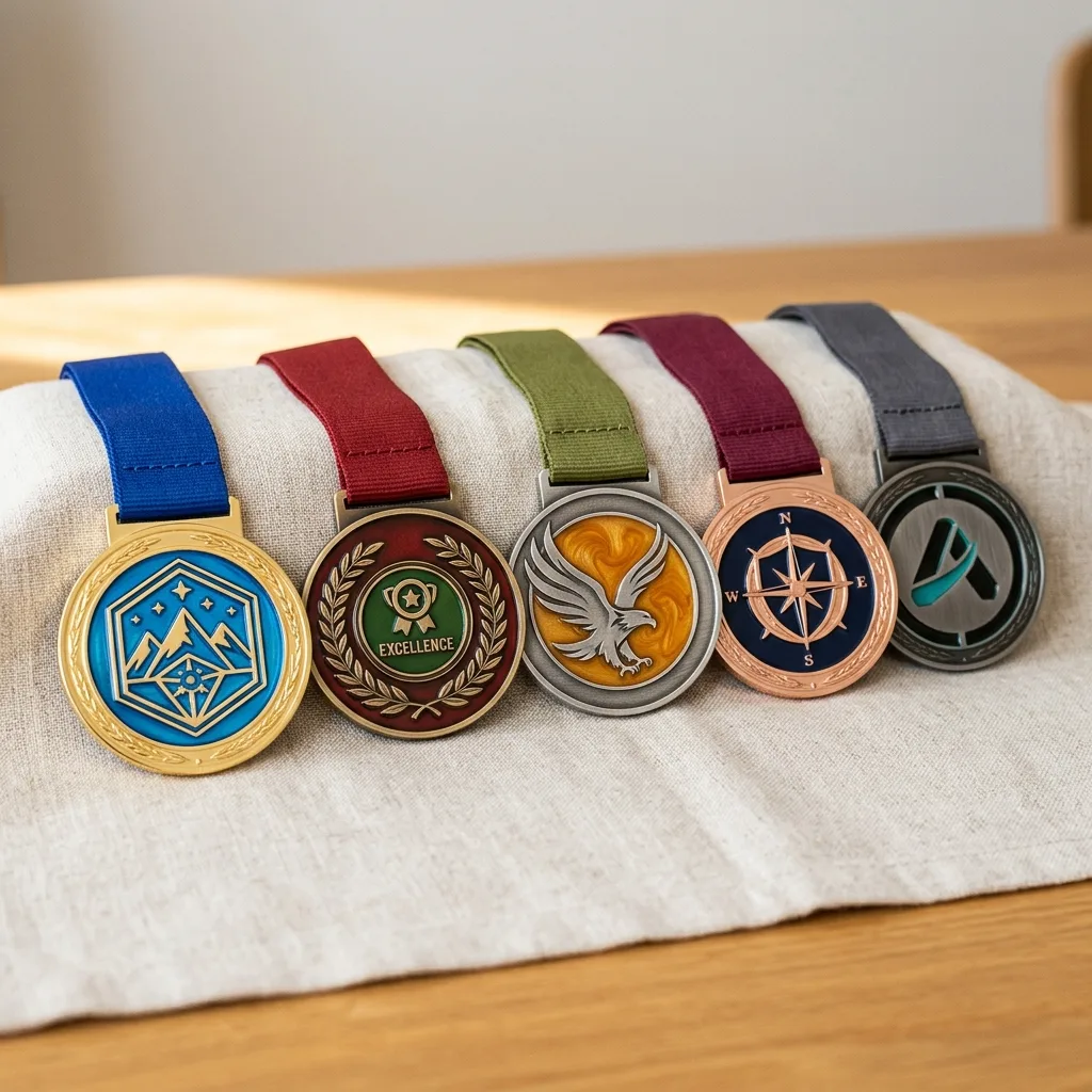 Medal of Finisher 소재 도금 에폭시 마감별 커스텀 메달 제작 사례